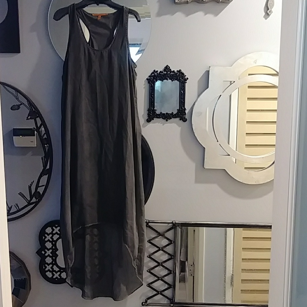 Double layer high low dress.